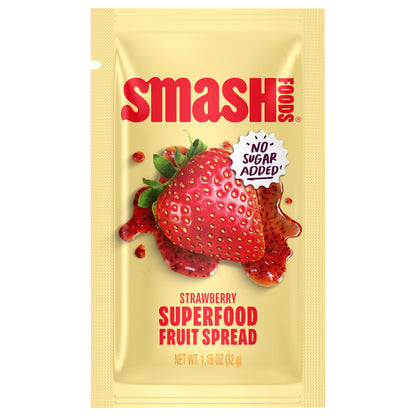 Smash Strawberry Superfood Fruit Spread Single Serve