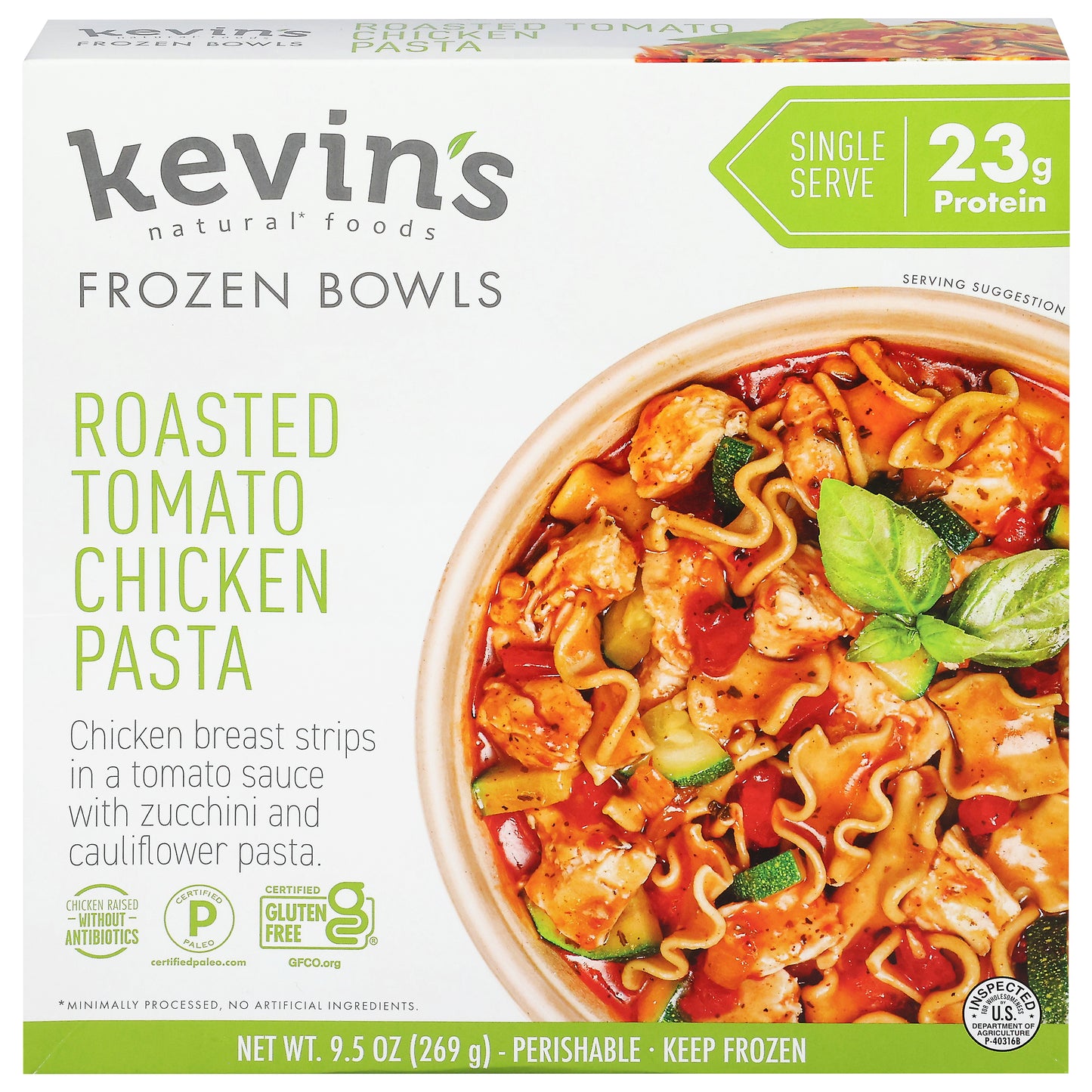Kevin's Natural Foods Roasted Tomato Chicken Pasta 9.5 oz