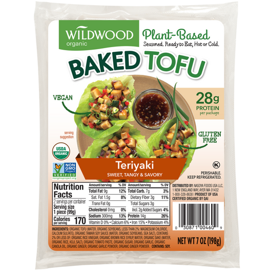 Wildwood, Baked Tofu Teriyaki, 7 Oz