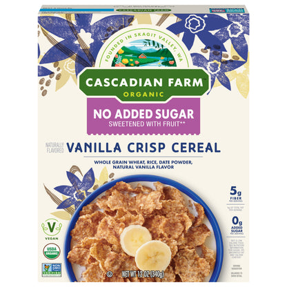 Cascadian Farm Organic Vanilla Crisp Cereal 12 oz