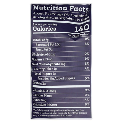 Siete Sour Crema & Onion Potato Chips 5.5 oz