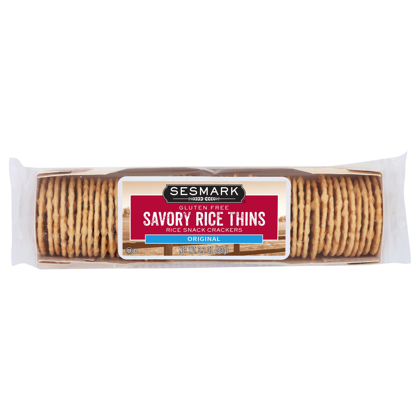 Sesmark Savory Rice Thins Original Snack Crackers