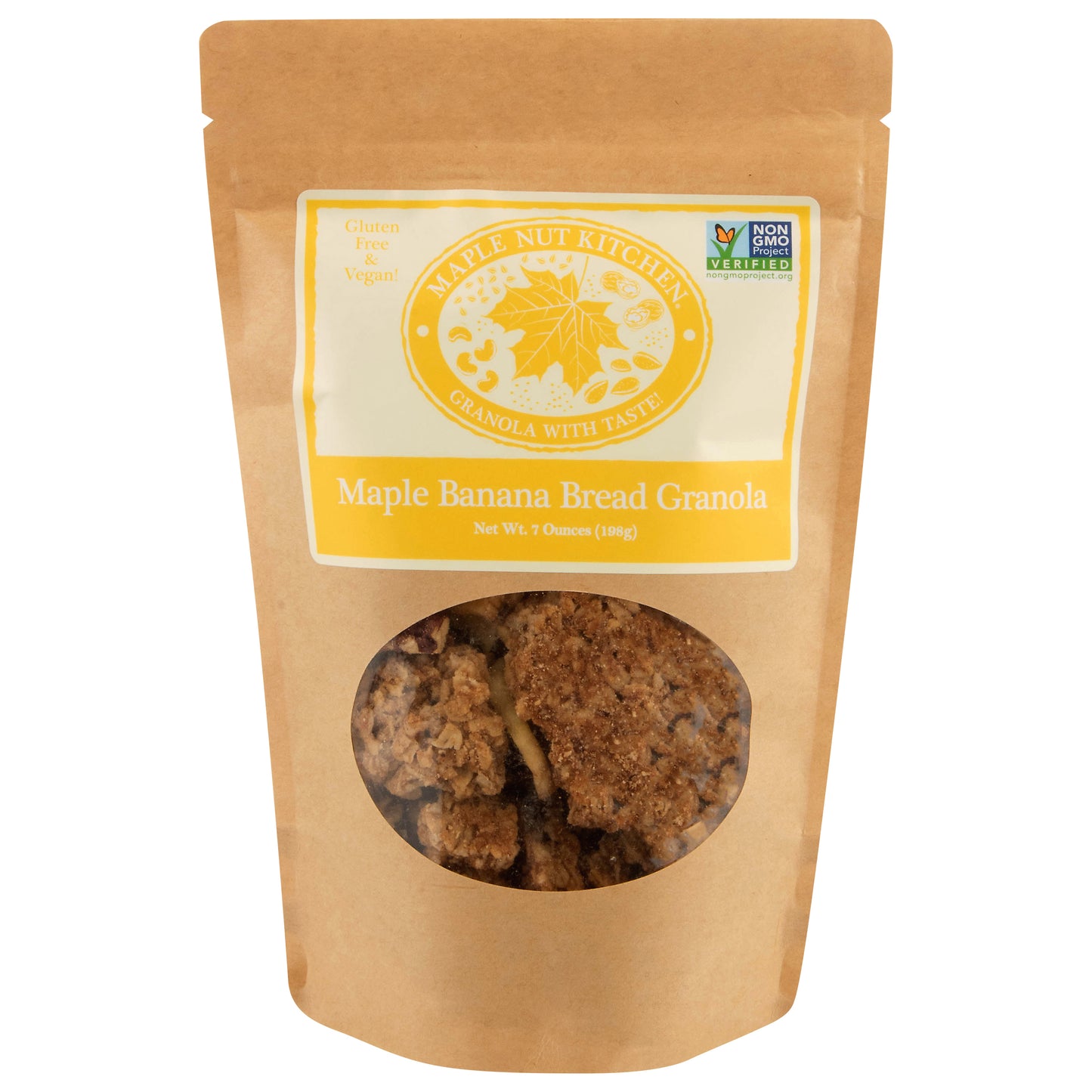 Maple Nut Kitchen Maple Banana Bread Granola 7 oz