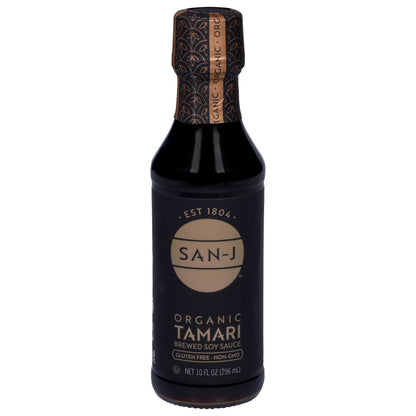 San-J Organic Tamari Brewed Soy Sauce 10 fl oz