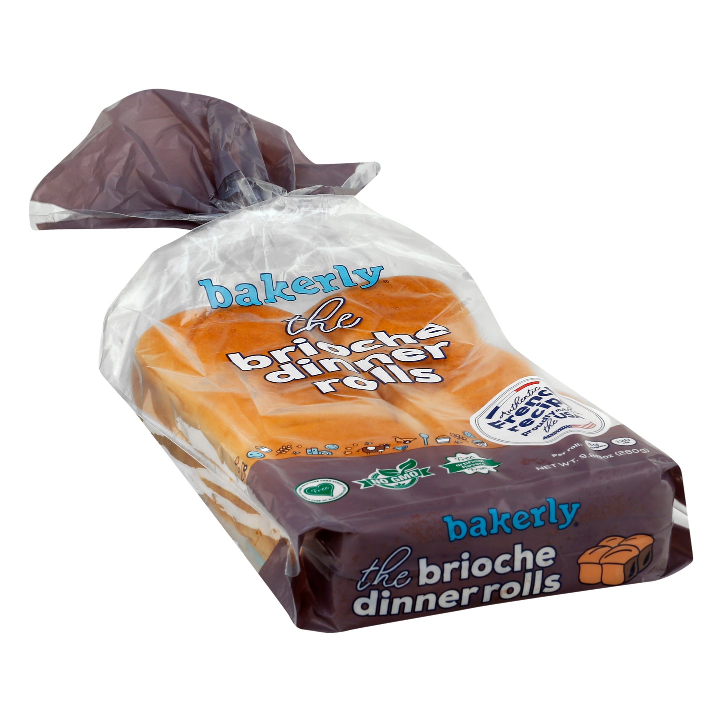 Bakerly Brioche Dinner Rolls 9.88 oz