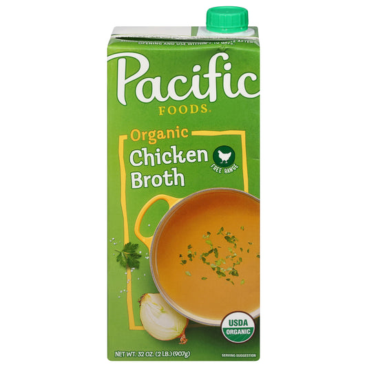 Pacific Foods Organic Chicken Broth 32 oz