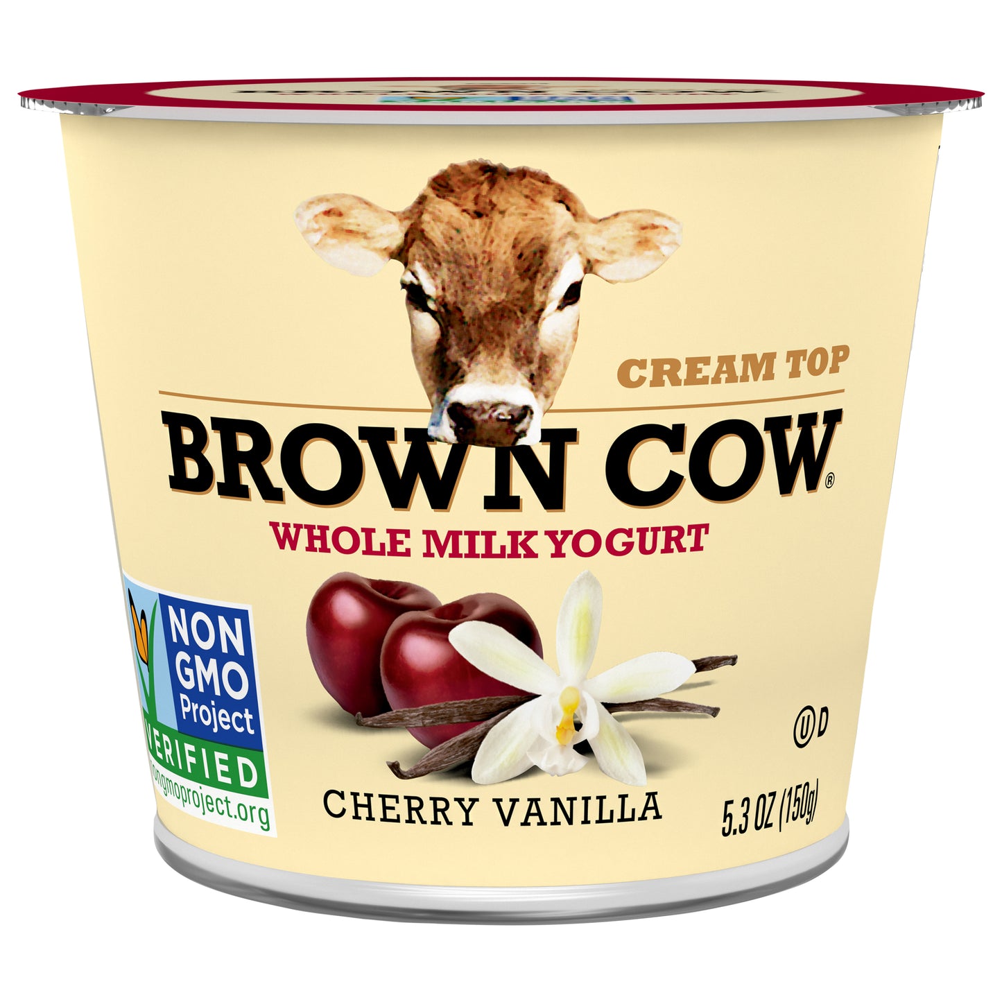 Brown Cow Whole Milk Cherry Vanilla Yogurt 5.3 oz