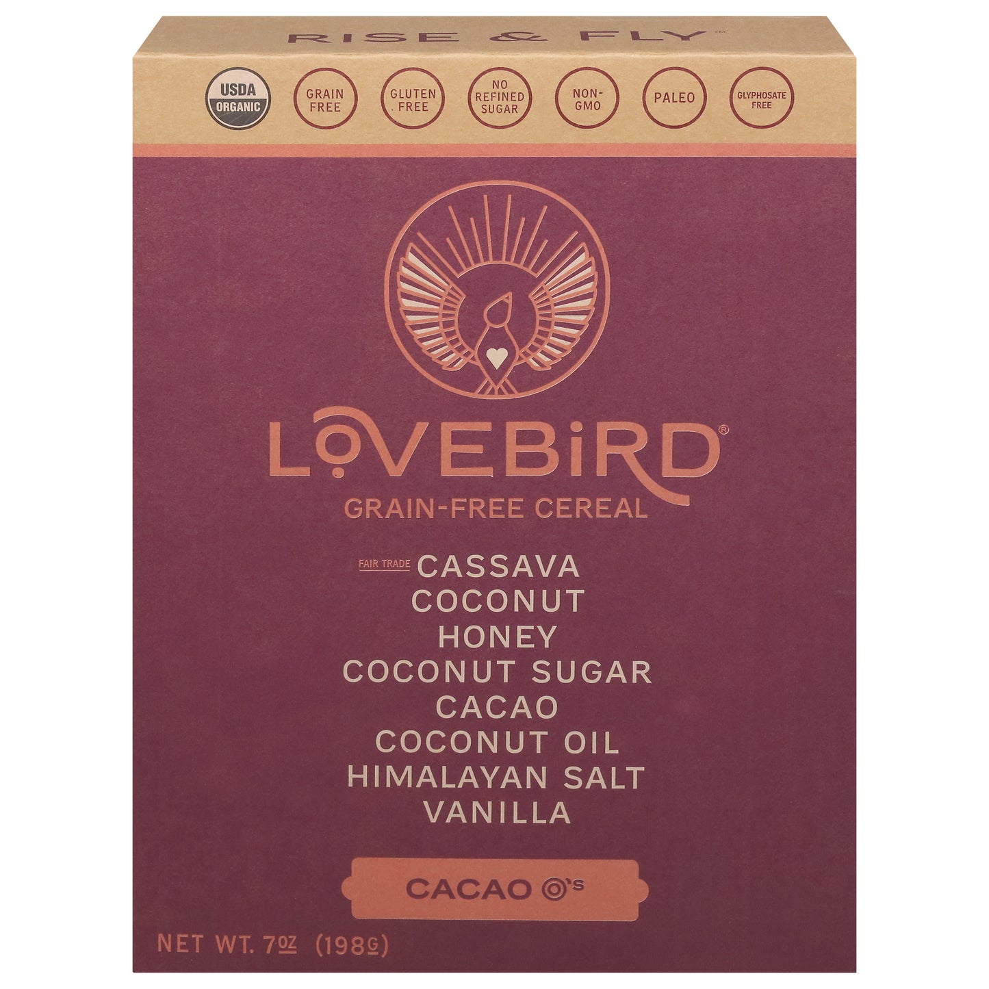 Lovebird Cacao Grain-Free Cereal 7 oz