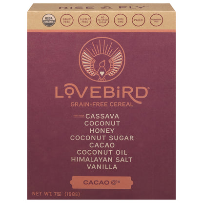 Lovebird Cacao Grain-Free Cereal 7 oz