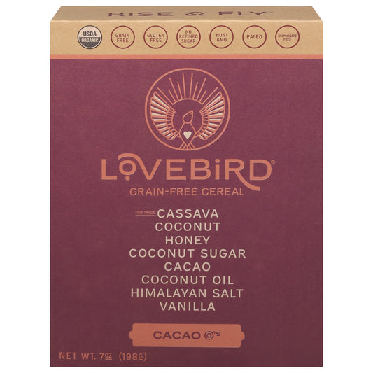 Lovebird Cacao Grain-Free Cereal 7 oz