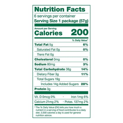 Nature's Bakery Apple Cinnamon Whole Wheat Fig Bars, Snack Bars, 6 Ct
