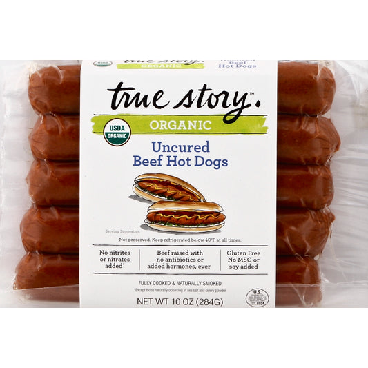True Story Hot Dogs 10 oz