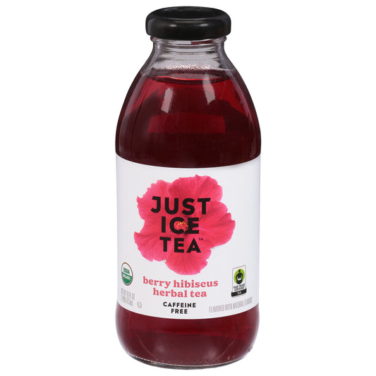 Just Ice Tea Caffeine Free Berry Hibiscus Herbal Tea 16 fl oz