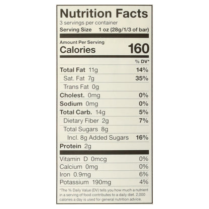 Endangered Species 72% Cocoa Oat Milk Dark Chocolate 3 oz