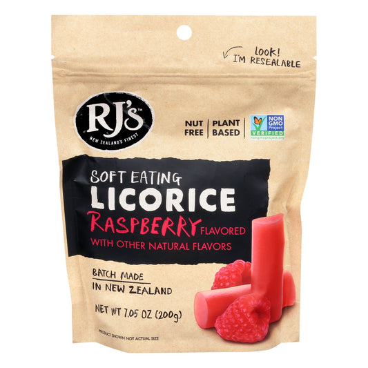 RJs Soft Eating Raspberry Licorice 7.05 oz