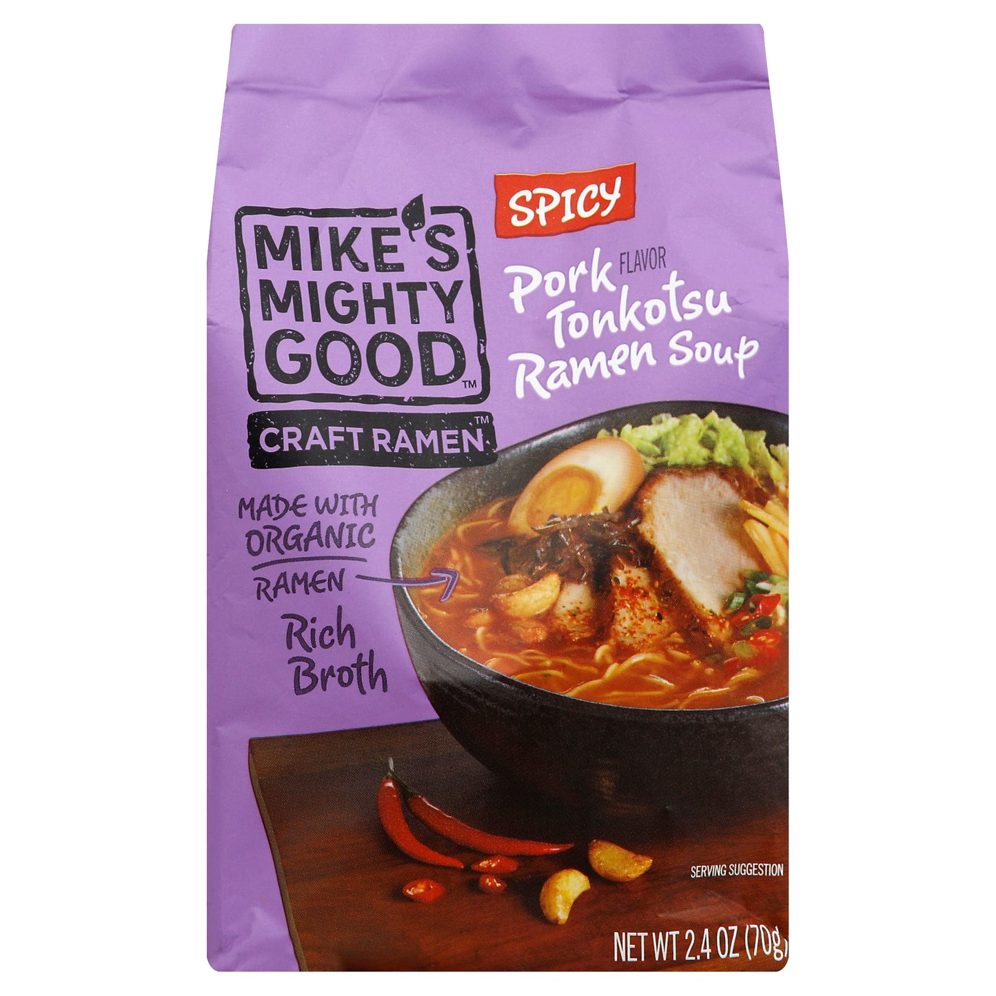 Mike's Mighty Good Ramen Soup 2.4 oz