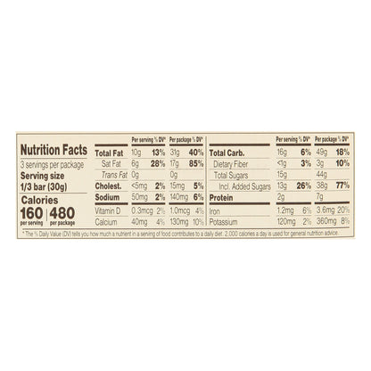 Chocolove 33% Cocoa Salted Peanut Butter Milk Chocolate 3.2 oz