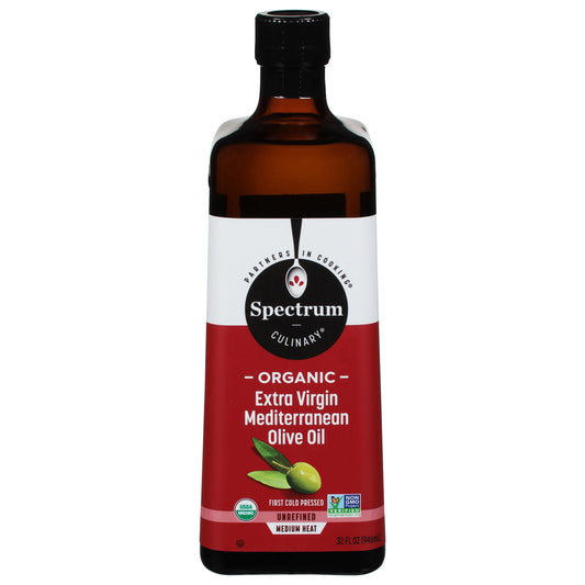 Spectrum Culinary Organic Extra Virgin Mediterranean Olive Oil 32 fl oz