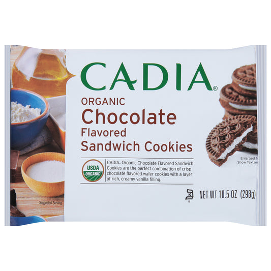 Cadia Organic Chocolate Flavored Sandwich Cookies 10.5 oz
