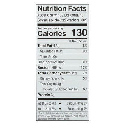 Pretzelized Snacks Oven Baked Pretzel Sea Salt Crackers Bite Sized 6.5 oz