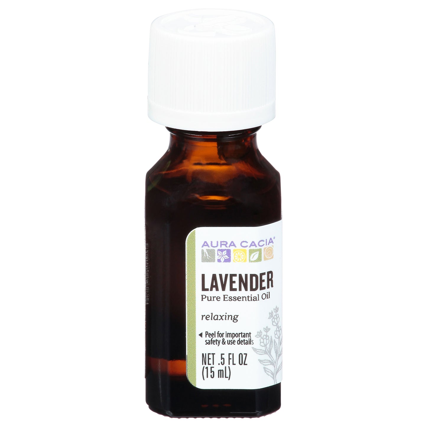 Aura Cacia Relaxing Pure Lavender Essential Oil 0.5 fl oz