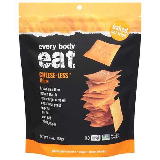 Every Body Eat Cheese-Less Thins 4 oz