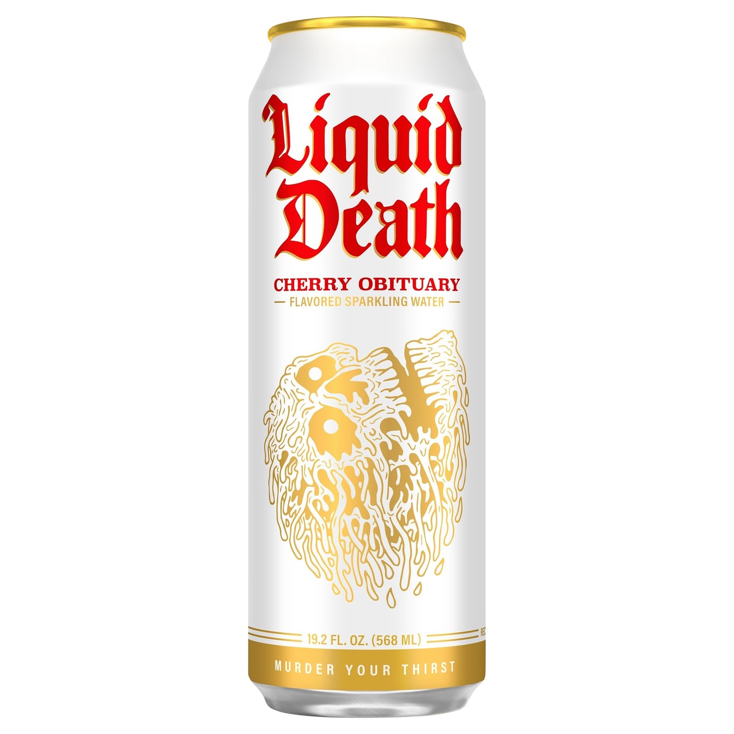 Liquid Death, Cherry Obituary, Cherry-Flavored Sparkling Water
