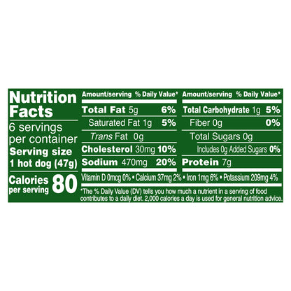 Applegate Natural Uncured Turkey Hot Dog, 10oz