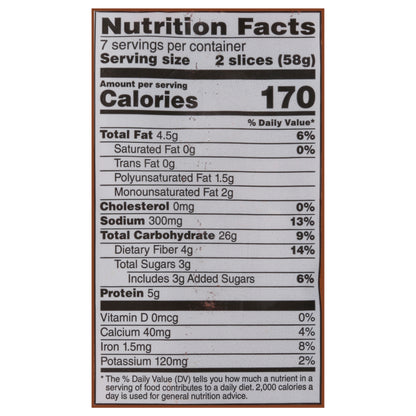 Udi's Gluten Free Ancient Grain Millet-Chia Bread 14.3 oz