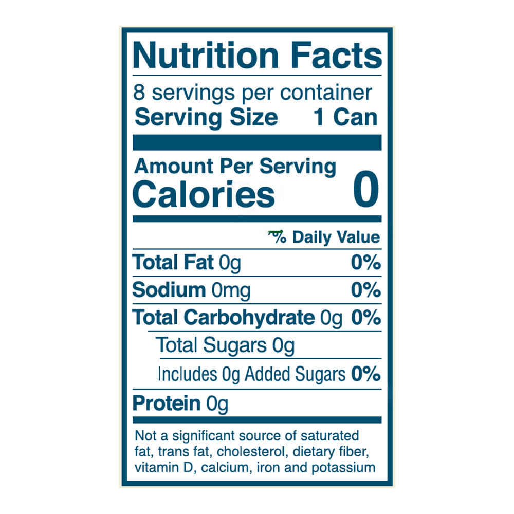 Waterloo Lemon-Lime Sparkling Water 8 - 12 fl oz Cans