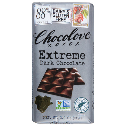 Chocolove 88% Cocoa Extreme Dark Chocolate 3.2 oz