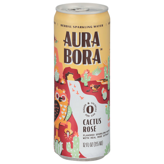 Aura Bora Cactus Rose Sparkling Water 12 fl oz