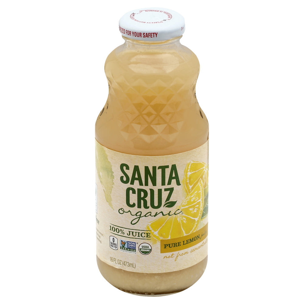 Santa Cruz Organic, Pure Lemon Juice, 16 Oz
