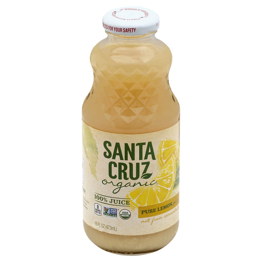 Santa Cruz Organic, Pure Lemon Juice, 16 Oz