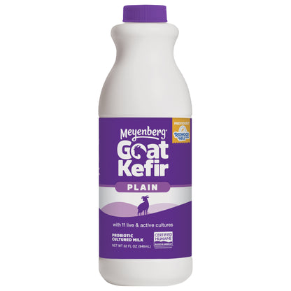 Meyenberg Plain Goat Milk Kefir, 32oz Bottle