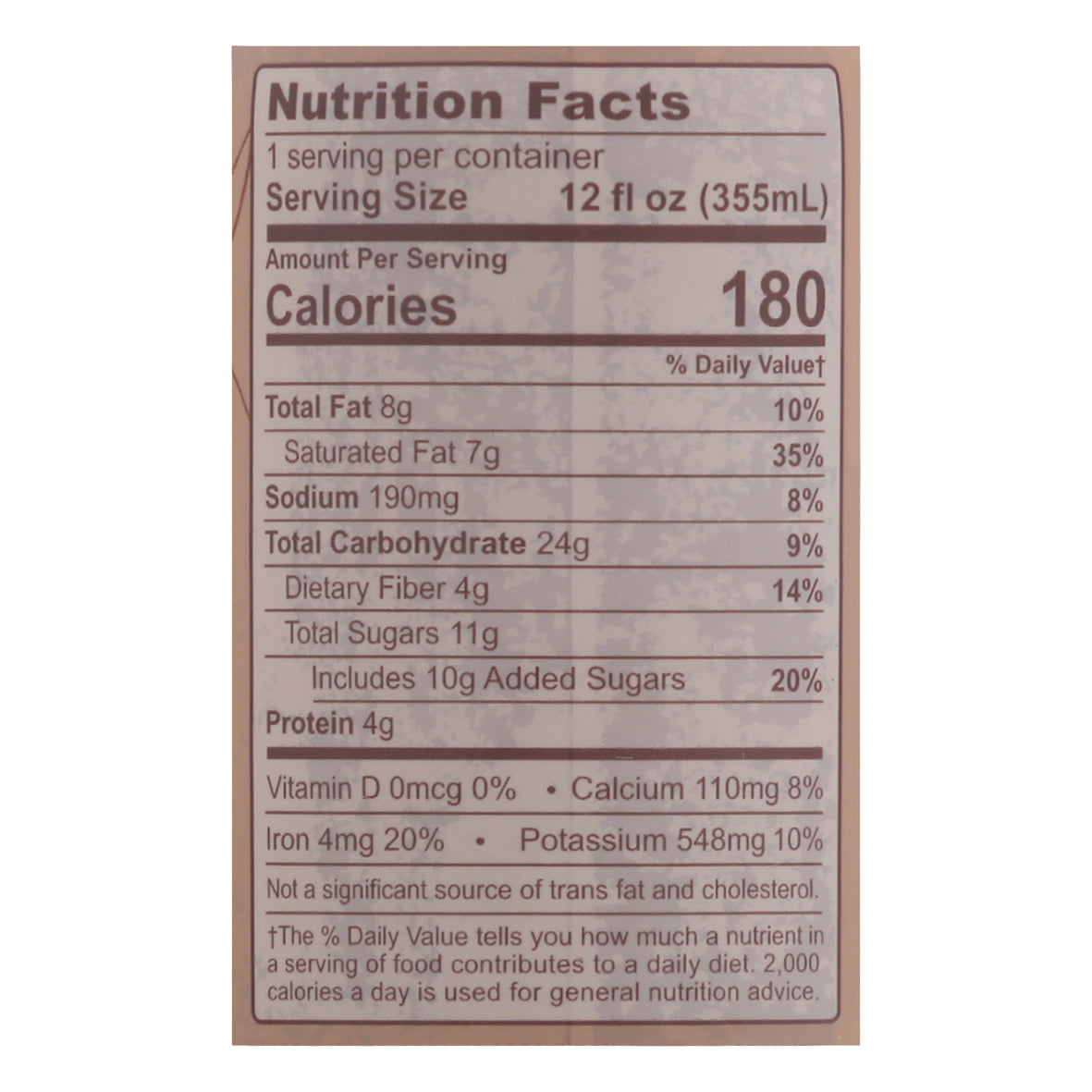 Rebbl Reishi Chocolate Plant-Powered Elixir 12 fl oz Bottle