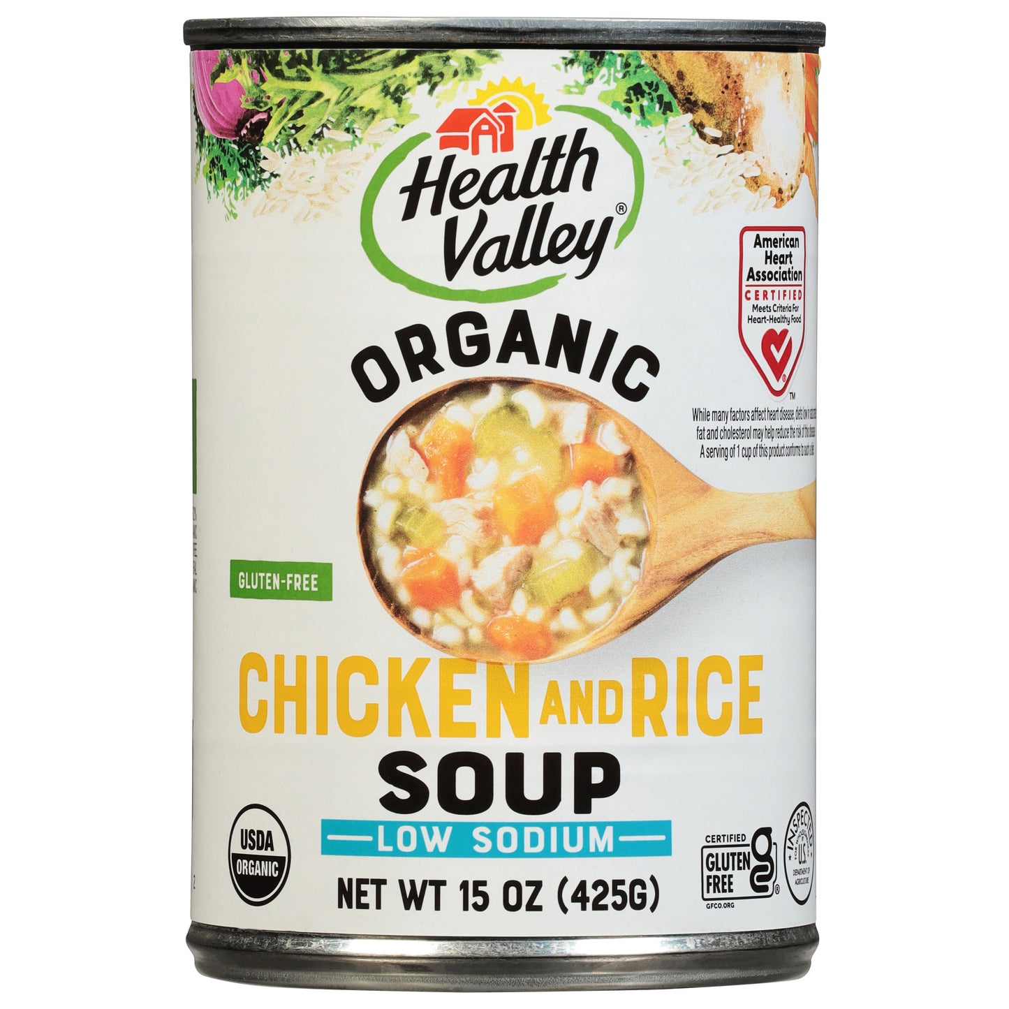 Health Valley Organic Chicken and Rice Soup 15 oz