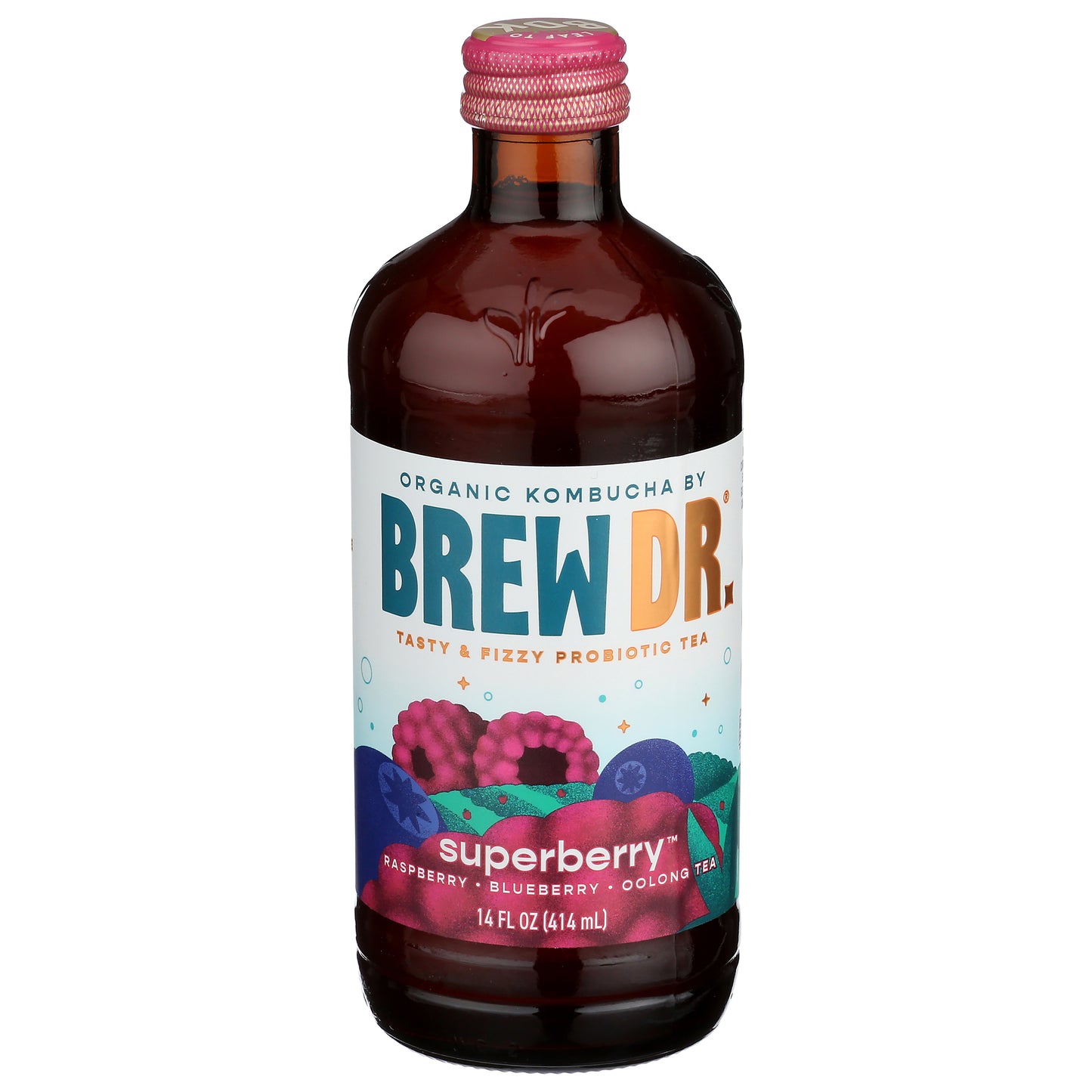 Brew Dr Kombucha Superberry 14oz