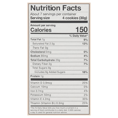 MadeGood Chocolate Chip Crunchy Cookies 7.0 oz