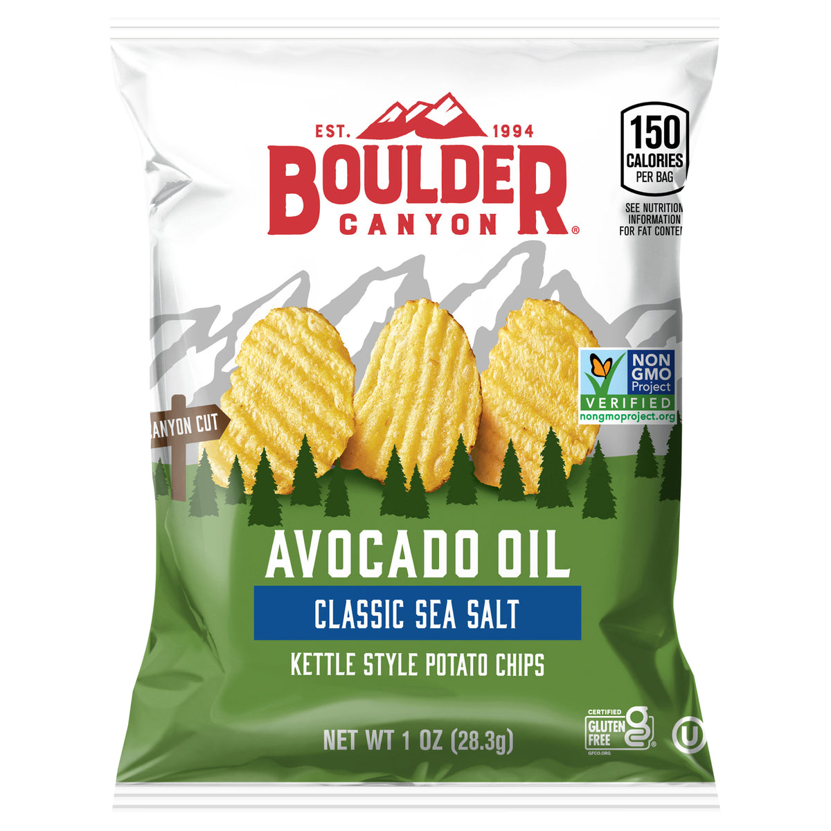 BC 1oz AVO Oil Sea Salt Kettle Chip