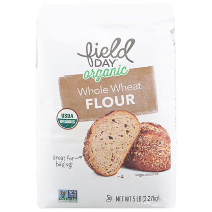 Field Day Organic Whole Wheat Flour 5 lb