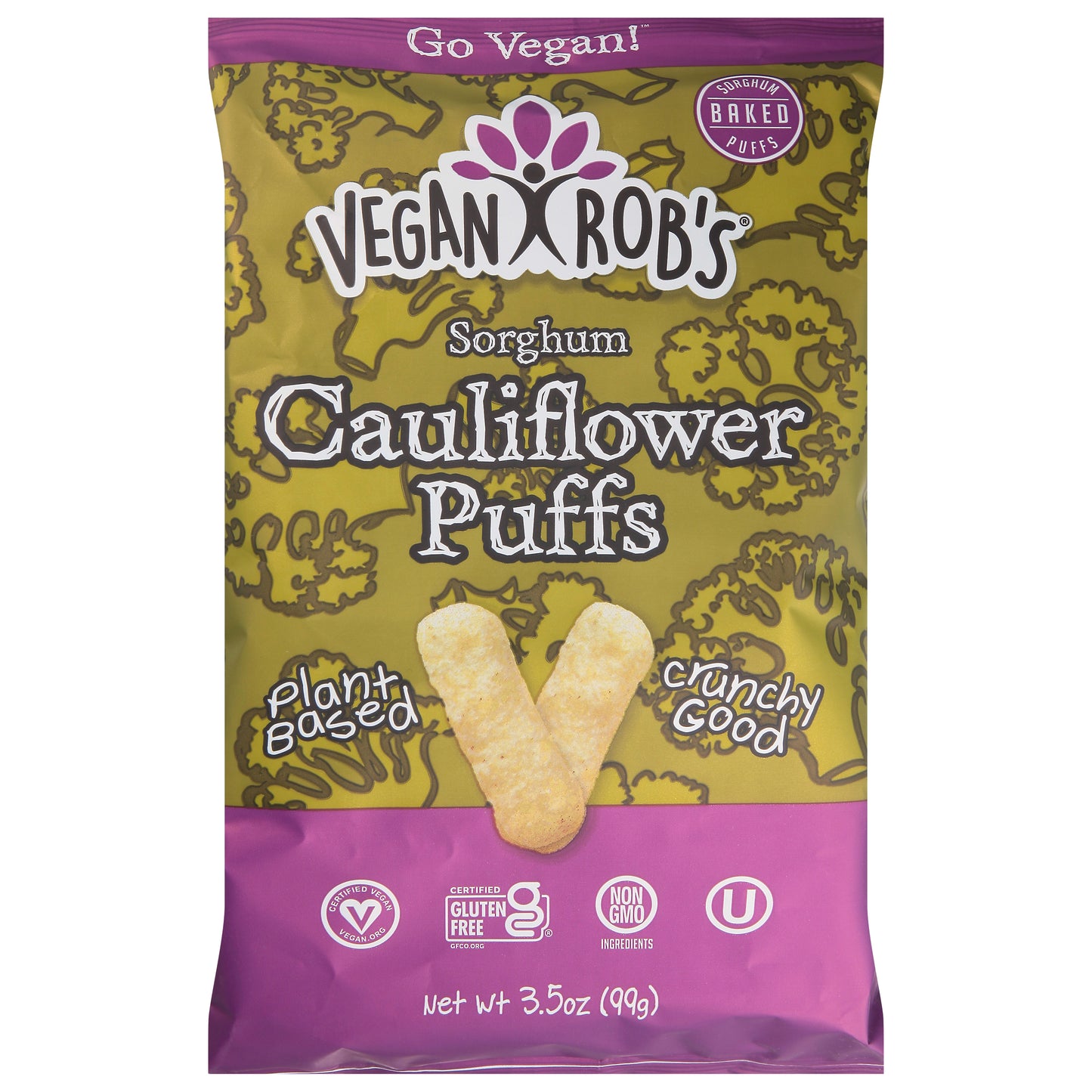 Vegan Rob's Sorghum Baked Cauliflower Puffs 3.5 oz