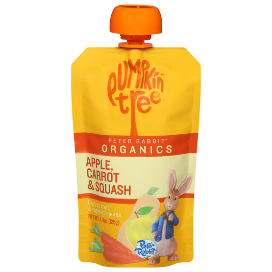 Pumpkin Tree Peter Rabbit Organics Organic Apple, Carrot & Squash Fruit & Vegetable Puree 4.4 oz