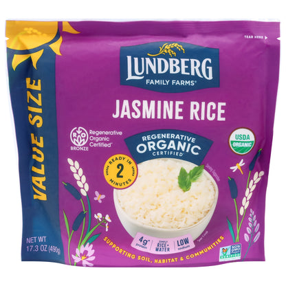 Lundberg Family Farms Value Size Organic Jasmine Rice 17.3 oz