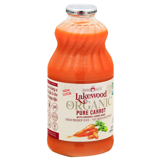 Lakewood Organic Pure Carrot Pressed Juice 32.0 oz