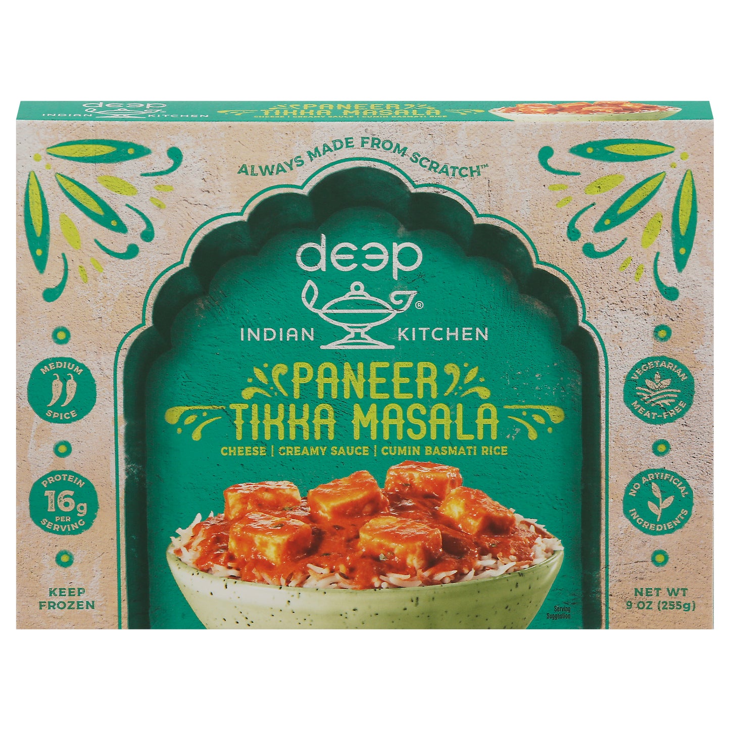 Deep Indian Kitchen Medium Spice Paneer Tikka Masala 9 oz