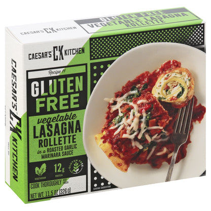 Caesars Kitchen Gluten Free Vegetable Lasagna Rollette 11.5 oz