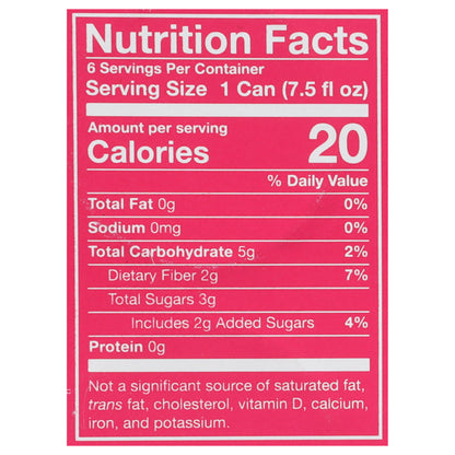 Poppi Prebiotic Strawberry Lemon Mini Cans Soda 6 - 7.5 fl oz Cans