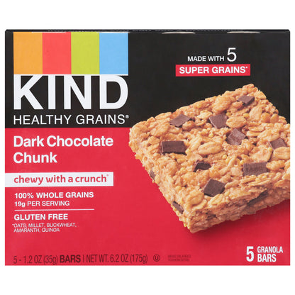 Kind Dark Chocolate Chunk Granola Bars 5 - 1.2 oz Bars