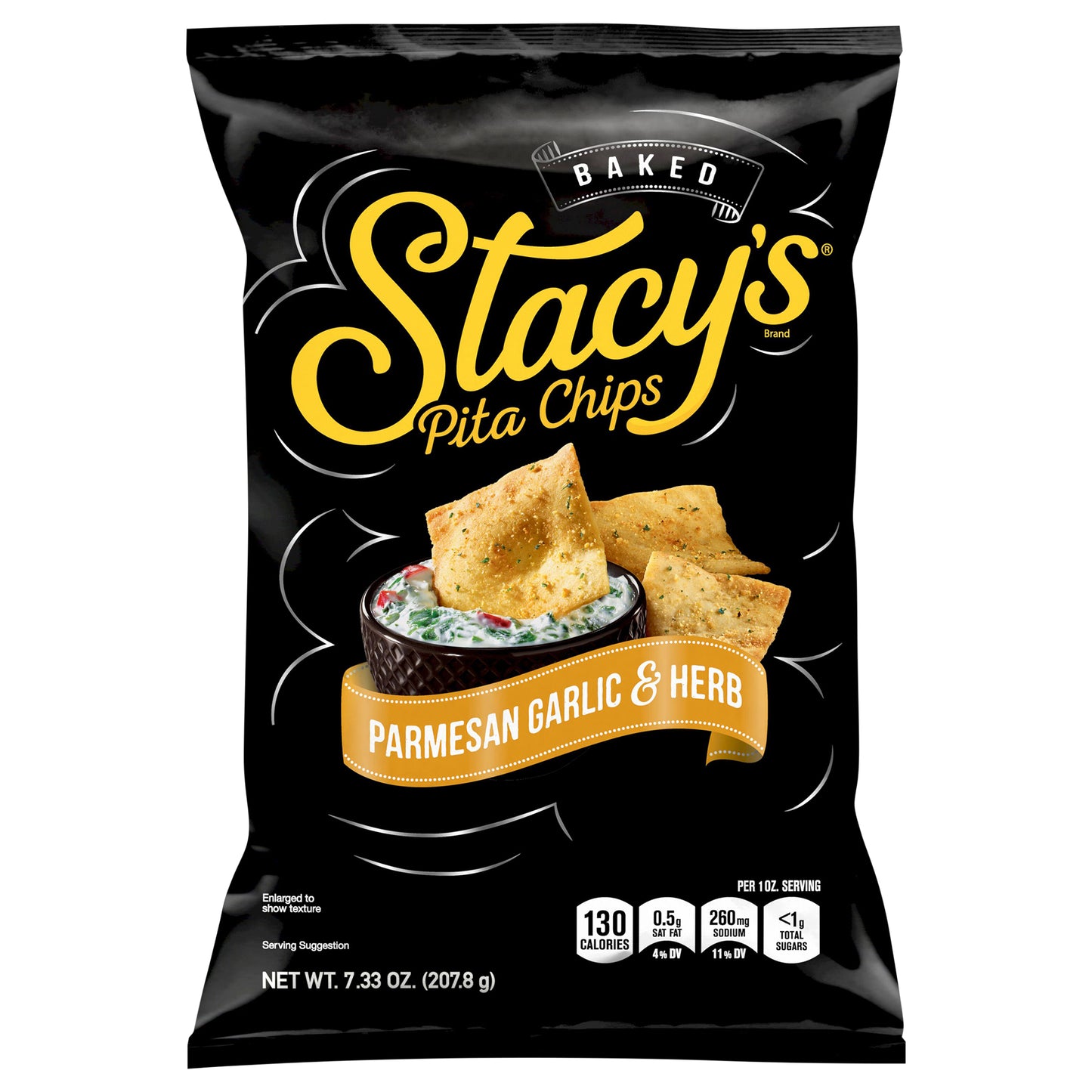 Stacy's Baked Pita Chips Parmesan Garlic and Herb 7-1/3 Oz